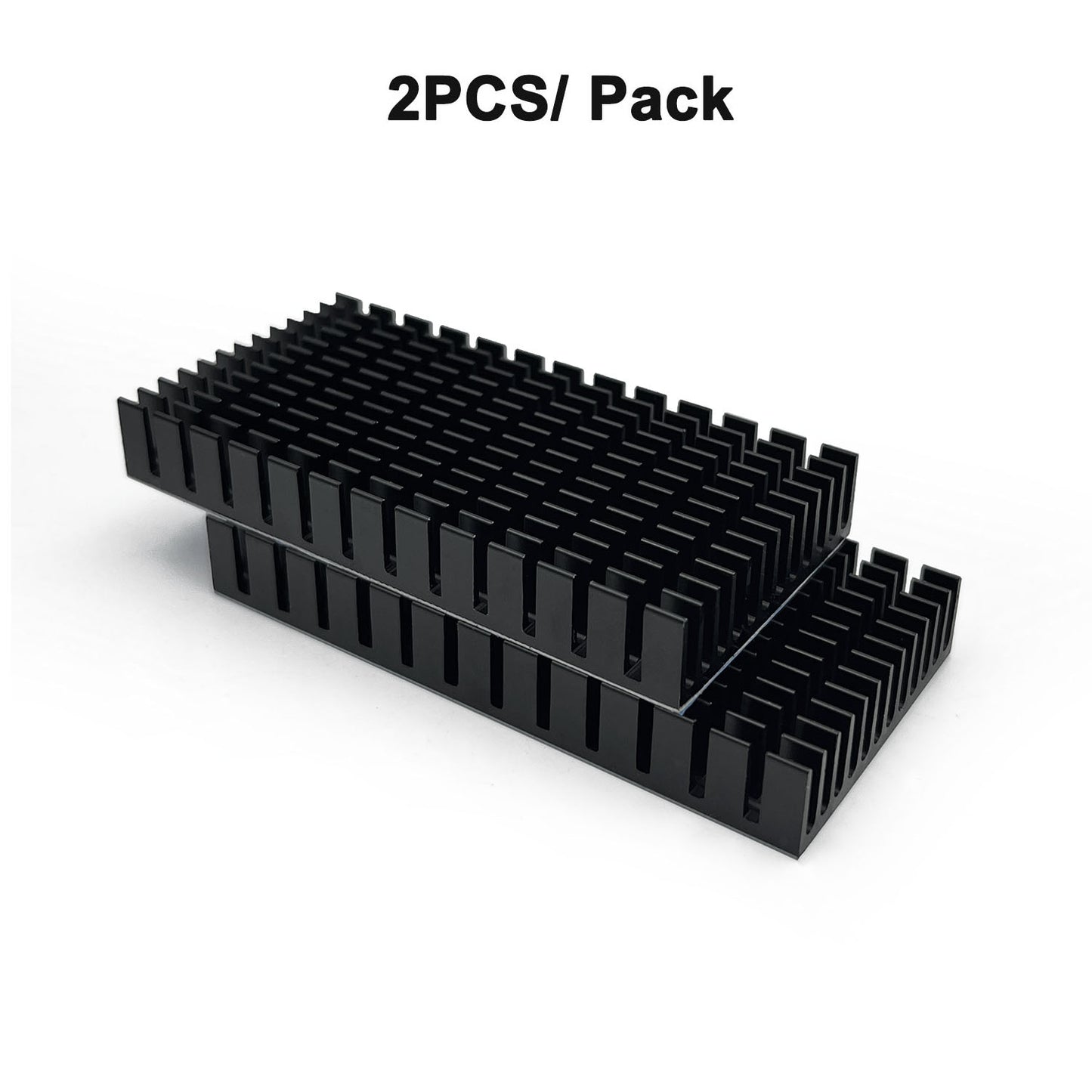 80mm Heatsink 80 x 40 x 11mm Black Aluminum Heat Sink Radiator Cooler with Thermal Conductive Adhesive Tape Cooling Fin for Cooler Electronics CPU Led (80x40x11mm)