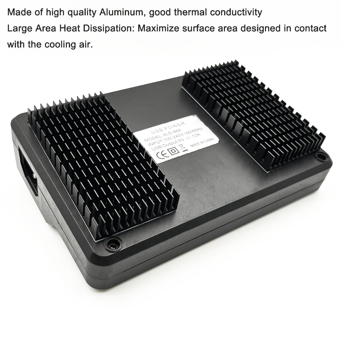80mm Heatsink 80 x 40 x 11mm Black Aluminum Heat Sink Radiator Cooler with Thermal Conductive Adhesive Tape Cooling Fin for Cooler Electronics CPU Led (80x40x11mm)
