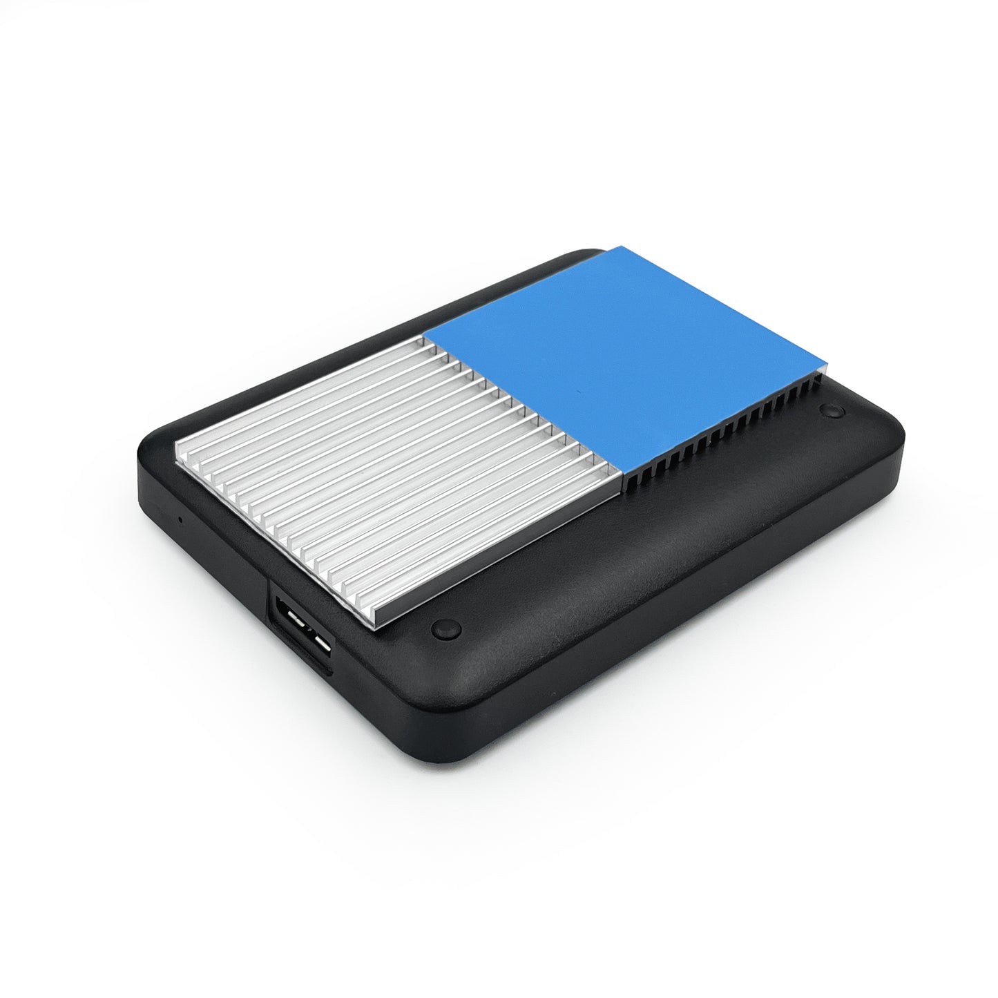 Aluminium Heatsink 50mmx50mmx4mm Pre-Thermal Conductive Adhesive Tape, Thin Heat Sinks for Cooling Chipset Peltier Module