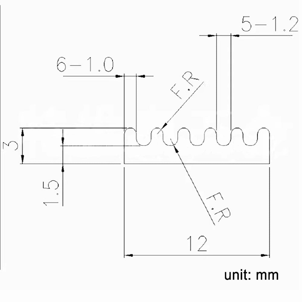 Awxlumv Aluminum heatsink 12x12x3 mm chip heatsink video memory memory heat sink mos tube