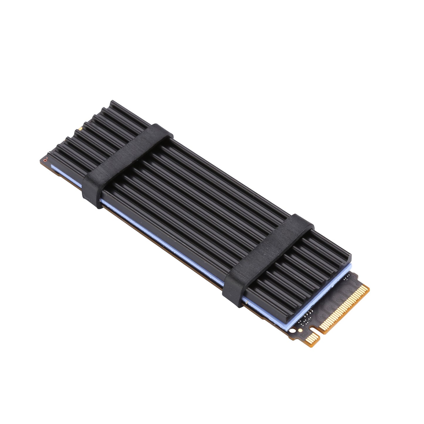 M.2 Heatsink Black with Silicone m.2 Thermal Pad DIY for 2280 M.2 PCIe 4.0/3.0 NVMe SSD