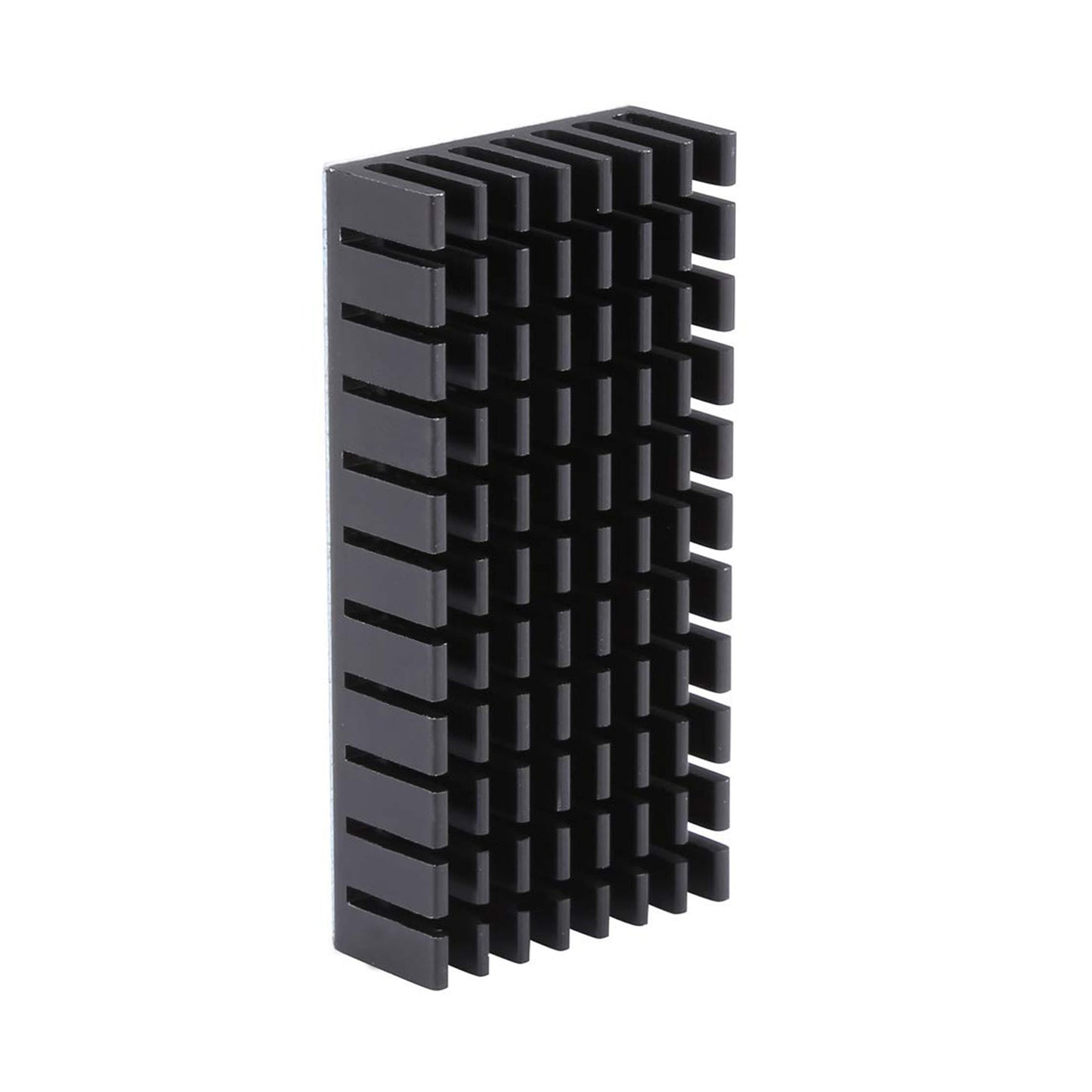 Awxlumv 25mm Heatsink 50x25x10mm/ 2 x 1x 0.4 inch with Thermal Conductive Tape, Black