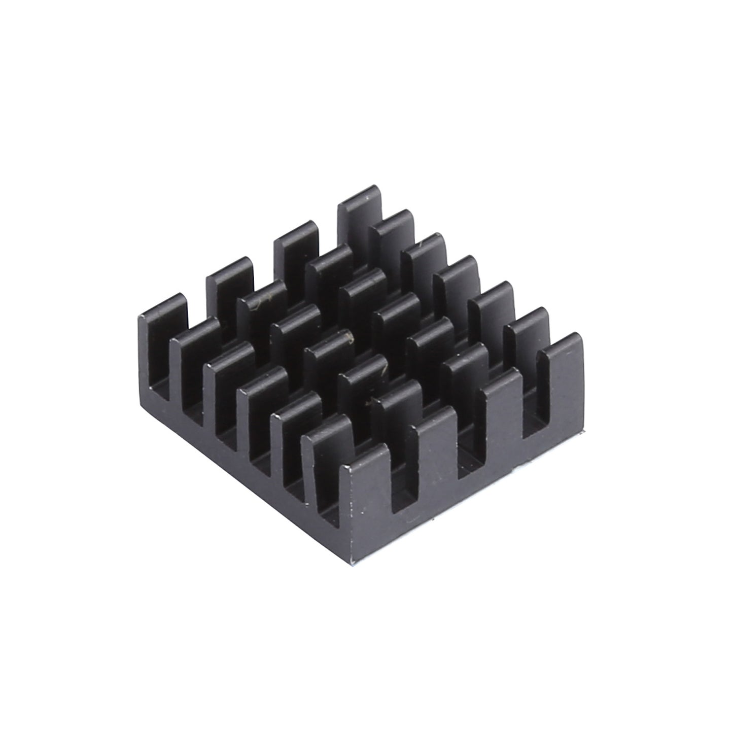 Small Aluminum Heat Sinks Kit 9x9x5mm / 0.35x0.35x0.2 inch Aluminum Heatsink with Thermal Conductive Double Sided Tape for Cooling GPU IC Chips VRAM VGA RAM
