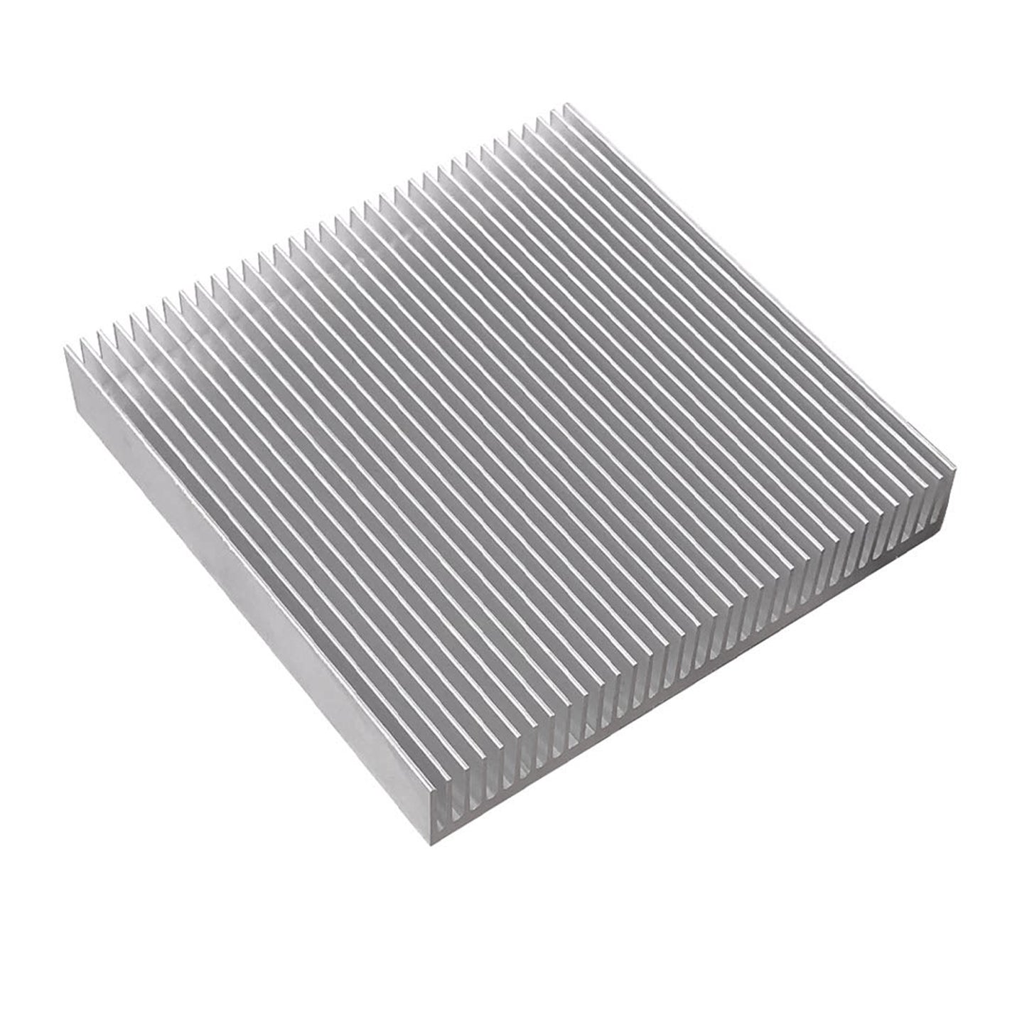 Awxlumv 90mm Aluminum Heatsink 3.54x3.54x0.59 inch / 90x90x15 mm Cooling Cooler Fin-Sliver