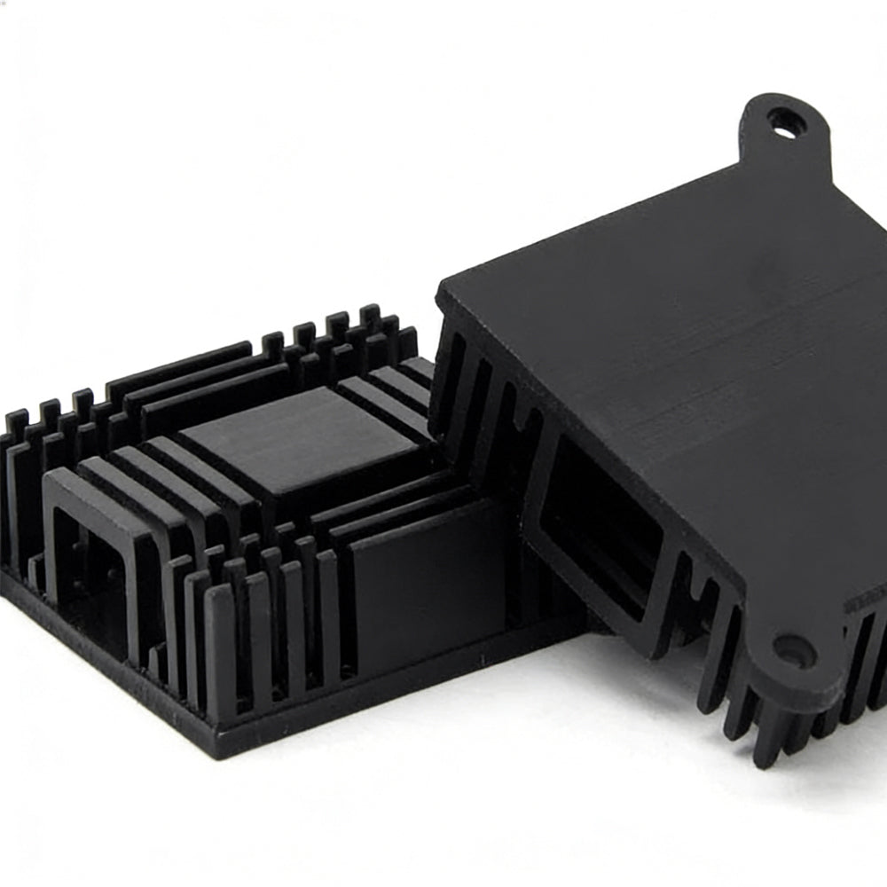 Aluminum Profile Heatsink 38x38x10MM with Lugs, Heat Sink with Plastic Screws for Southbridge and Northbridge