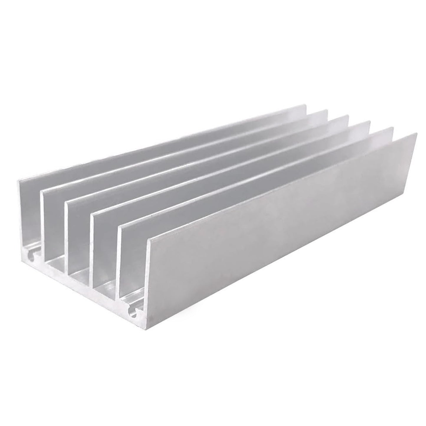 Aluminum Heat sink 120x40x20mm / 4.72x1.57x0.79 inch Cooling Fin Comb Power Radiator Slotted Dissipation Cooler for Electronic Chips CPU Power Amplifier IC Module