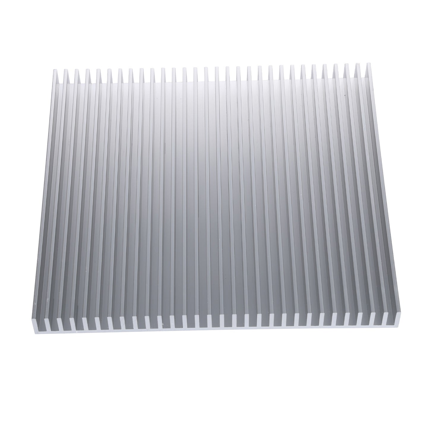 Large Aluminum Heatsink 200x220x18mm / 7.87x8.66x0.7 Inch Cooler 30 Fins LED Heat Sink Board