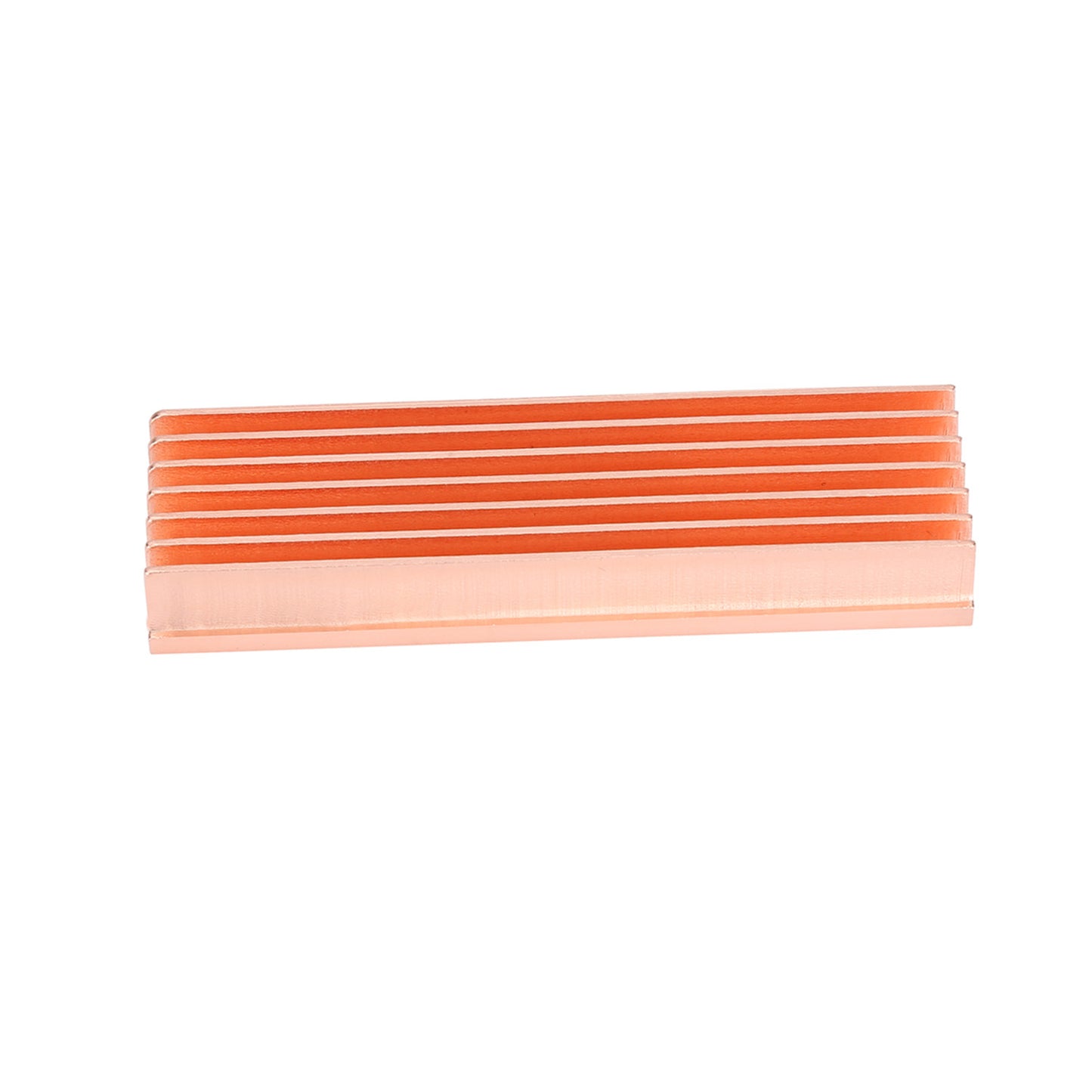 M.2 Heatsink Pure Copper Nvme ssd Heat Sink 7 Fins with Thermal Silicone pad for PC / PS5 M.2 PCIE NVMe SSD or M.2 SATA SSD