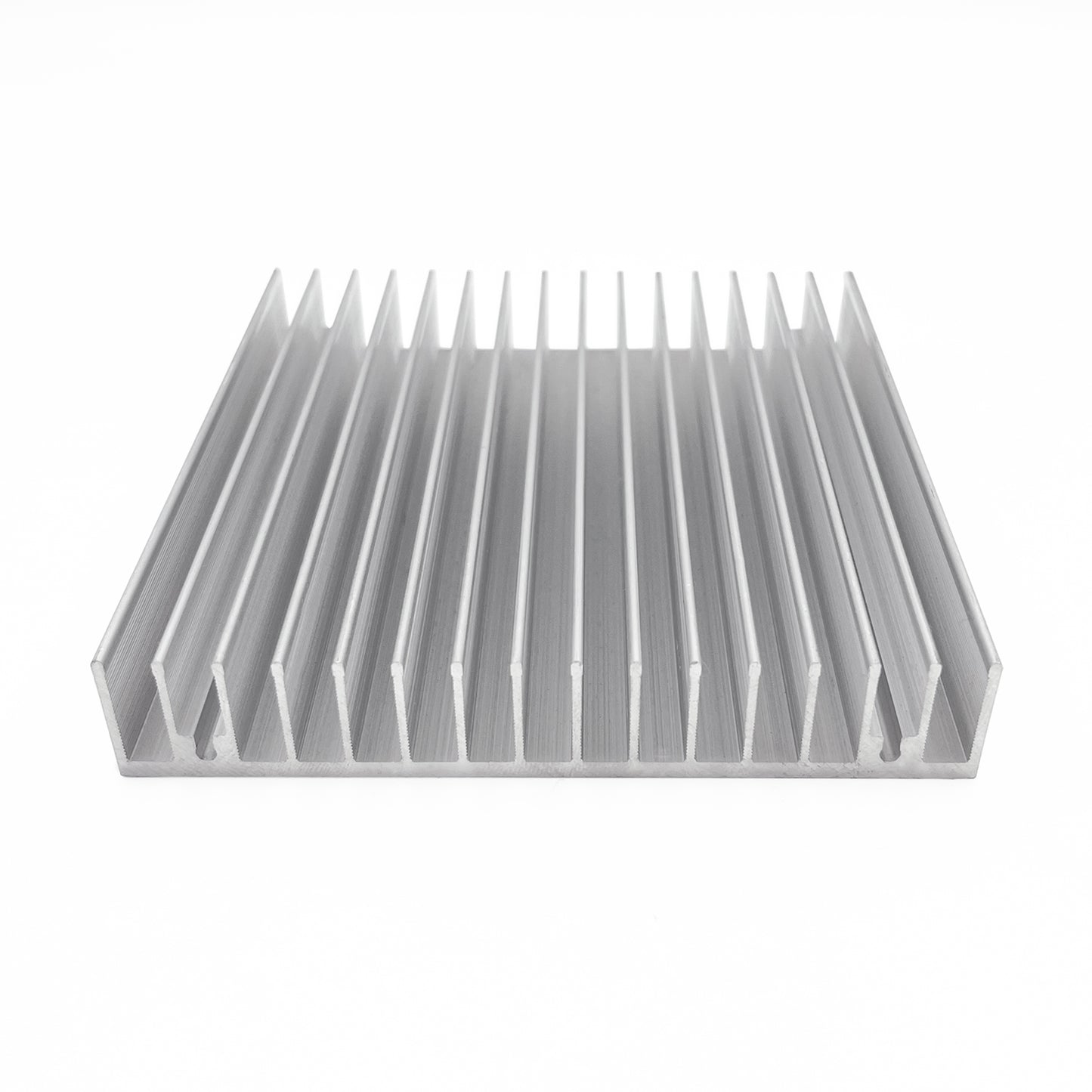 100mm Heatsink 100x100x18mm/ 3.94''x3.94''x0.71'' Heat Sinks Radiator for Circuit Board Transistor Semiconductor Devices Control System Multimedia Components Equipment with 16 Fins - Sliver