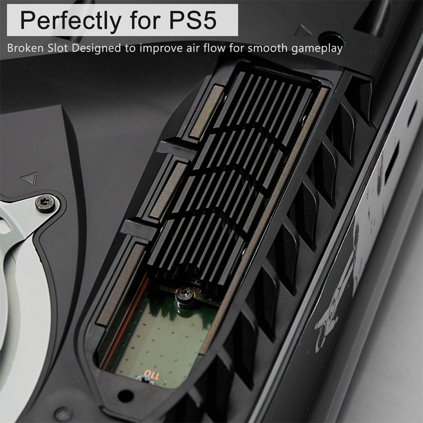 M.2 Heatsink NVMe SSD PS5 Heat Sink Computer PC PCIE M2 2280 SSD Cooler with Thermal Silicone Pad