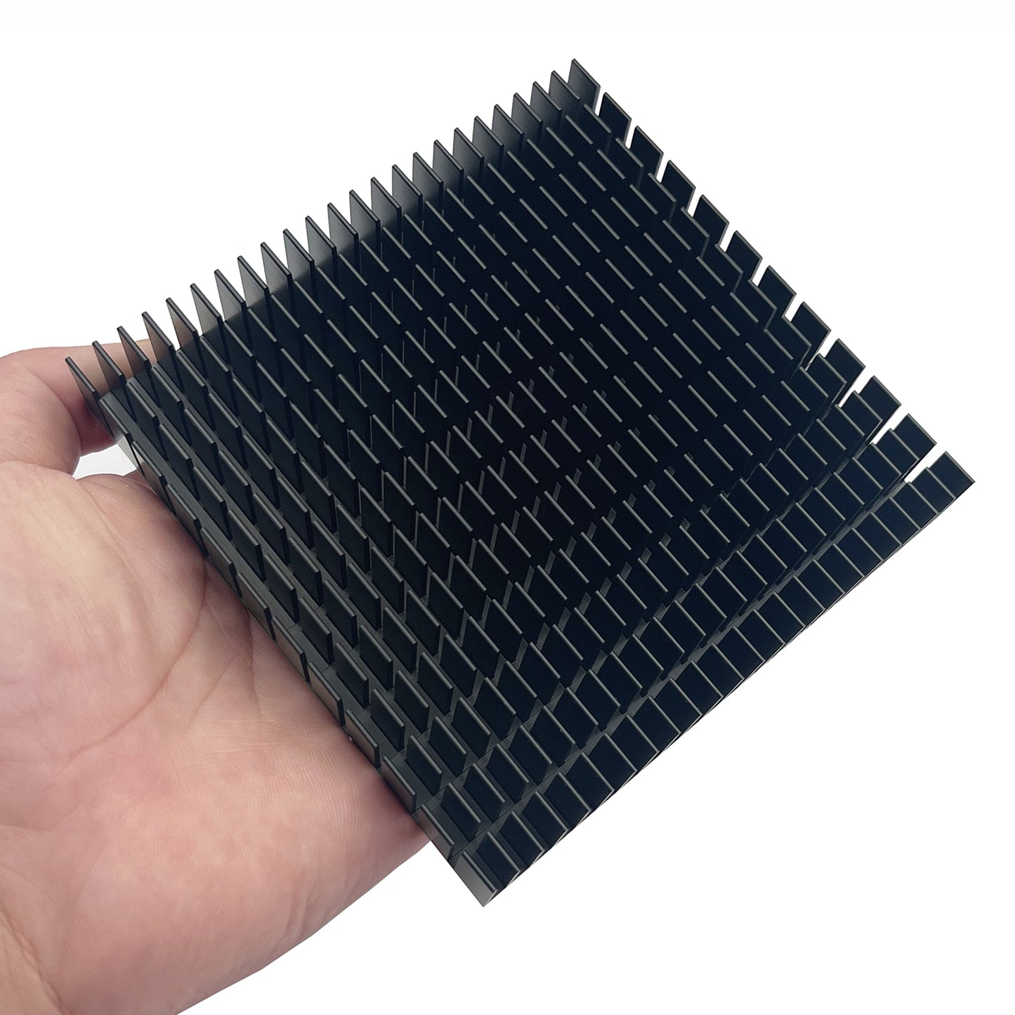 120mm Large Heatsink Aluminum Heat Sink 4.72x4.72x0.79Inch/ 120x120x20mm Square Cooler for Router Cooling Base and Power Supply IC Graphics Card Memory Heat Sink 120mmx120mmx20mm