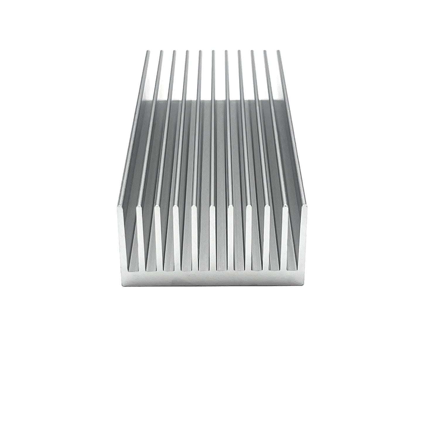 Aluminum Heat Sink100x40x20mm - Chipset Heatsink Cooler with Extruded Fins for PCB, GPU, LED Cooling