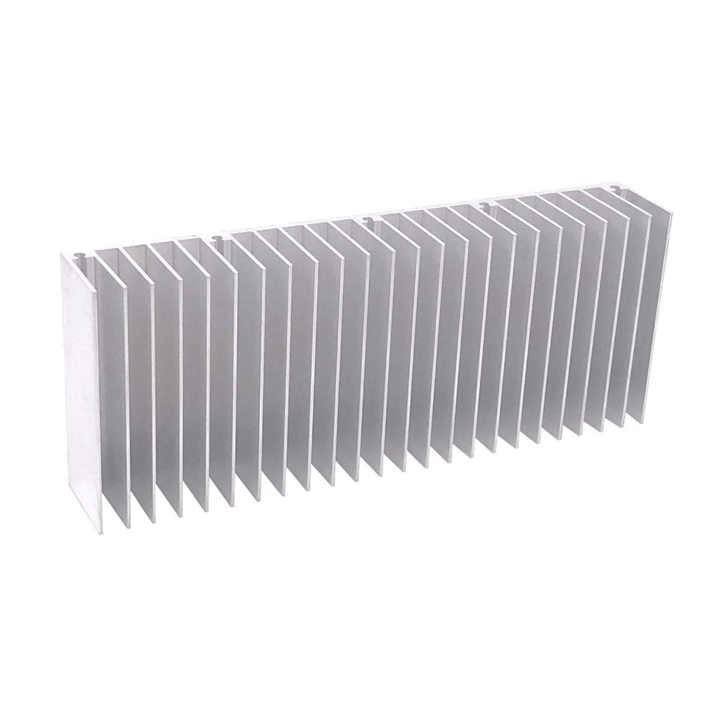 Aluminum Heatsink 60x150x25mm / 2.36x5.91x0.98 Inch Heat Sink Radiator for CPU MOS Tube Circuit Board PCB Heat Sinks Led Cooling Cooler Amplifier Devices with 24 pcs Fins - Sliver