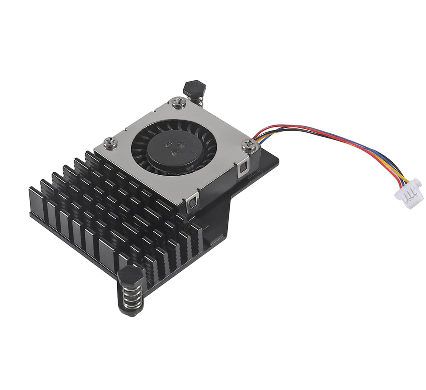 Raspberry Pi 5 Official Active Cooler,Aluminium Heatsink, Variable-Speed Blower (Black)