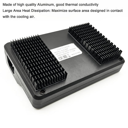 80mm Heatsink 80 x 40 x 11mm Black Aluminum Heat Sink Radiator Cooler with Thermal Conductive Adhesive Tape Cooling Fin for Cooler Electronics CPU Led (80x40x11mm)