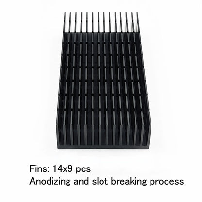 148 Pcs Heatsink Kit 100x50x20 mm with Thermal Conductive Adhesive Tape for Cooler PC NVME SSD GPU Mini PC Router Amplifier Cooling