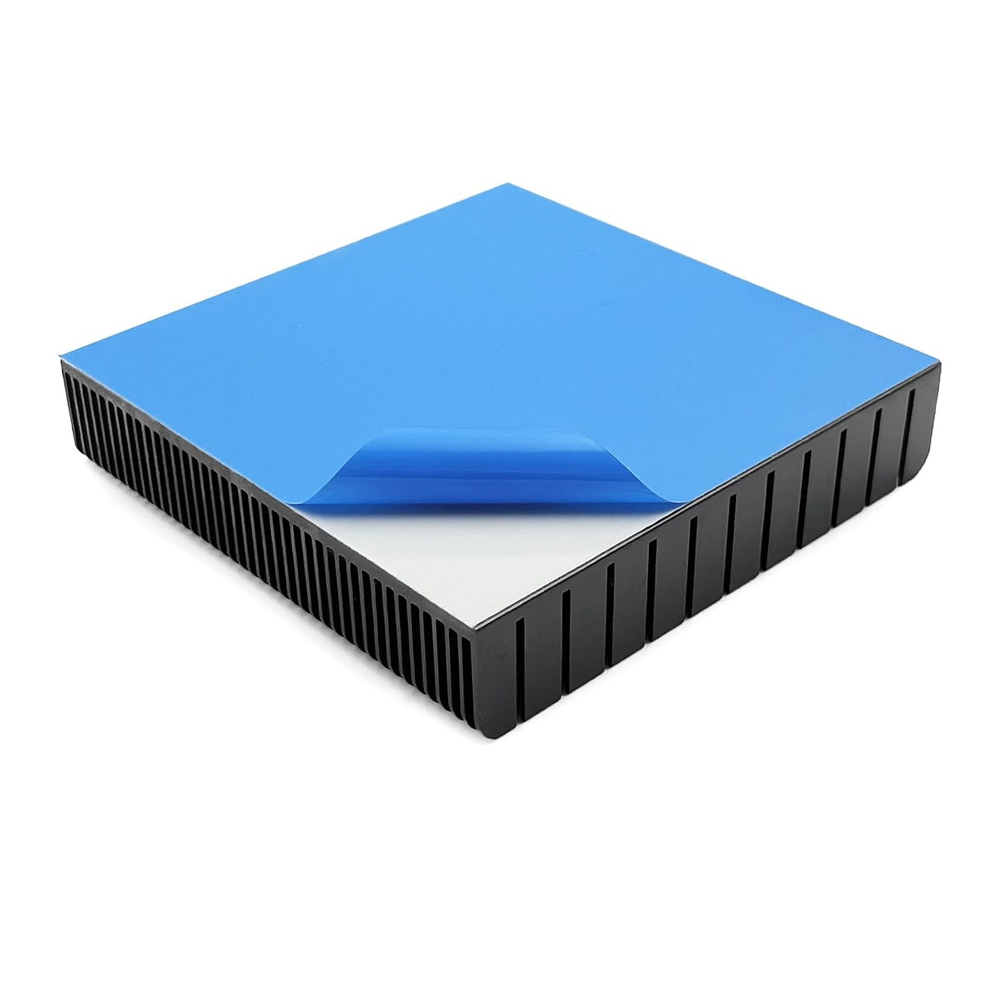 Large Heatsink Aluminum 3.94x3.94x0.79inch / 100x100x20mm + Thermal Conductive Adhesive Tape
