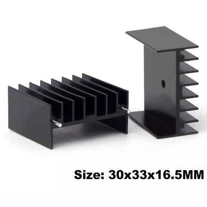Awxlumv TO-3P TO-247  30x33x16.5 mm/ 1.18x1.18x 0.65 inch Heat Sink Electronic Heat Sink with Pin
