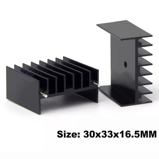 Awxlumv TO-3P TO-247  30x33x16.5 mm/ 1.18x1.18x 0.65 inch Heat Sink Electronic Heat Sink with Pin