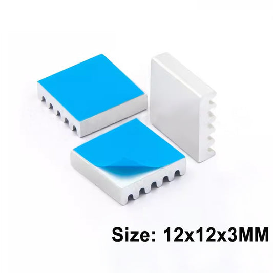 Awxlumv Aluminum heatsink 12x12x3 mm chip heatsink video memory memory heat sink mos tube