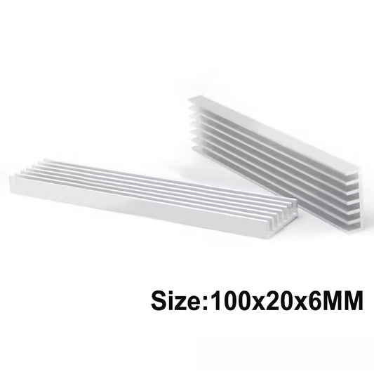Heat Sink 100×20×6MM Aluminum Heat Sink Electronic Heat Sink Thermal Plate