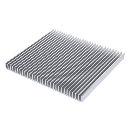Large Aluminum Heatsink 200x220x18mm / 7.87x8.66x0.7 Inch Cooler 30 Fins LED Heat Sink Board