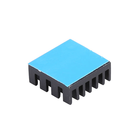 Small Aluminum Heat Sinks Kit 9x9x5mm / 0.35x0.35x0.2 inch Aluminum Heatsink with Thermal Conductive Double Sided Tape for Cooling GPU IC Chips VRAM VGA RAM