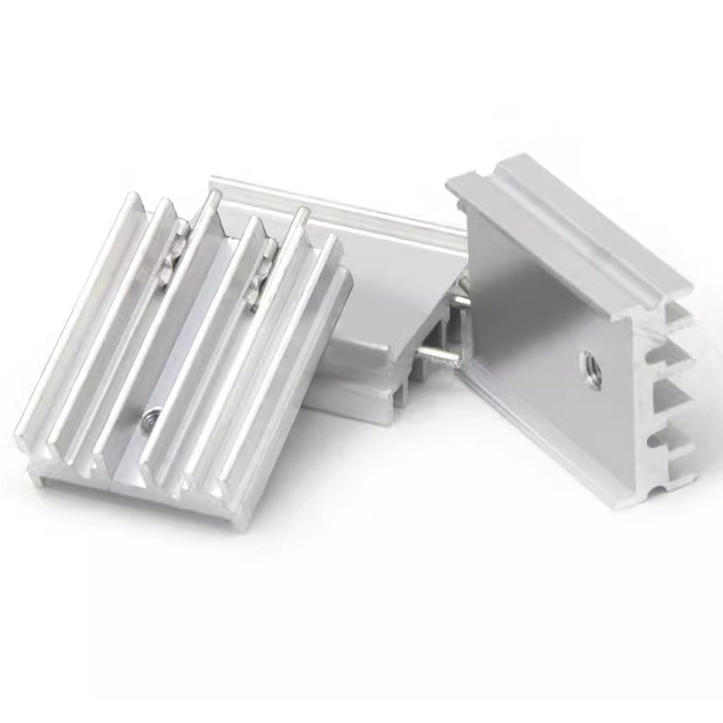T0-220 Heat Sink 25×19×8mm Triode Heat Sink IC Heat Conductor
