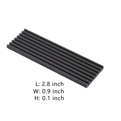 M.2 Heatsink Black with Silicone m.2 Thermal Pad DIY for 2280 M.2 PCIe 4.0/3.0 NVMe SSD