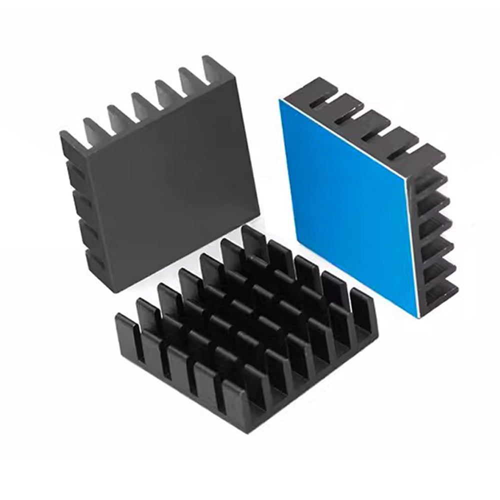 MOS chip heat sink 20 × 20 × 6mm broken slot with adhesive backing aluminum profile heat sink aluminum block plate