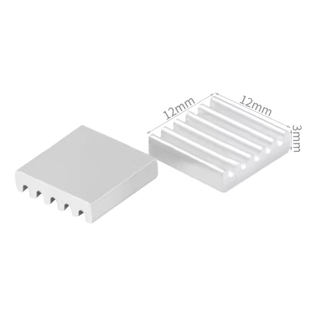 Awxlumv Aluminum heatsink 12x12x3 mm chip heatsink video memory memory heat sink mos tube