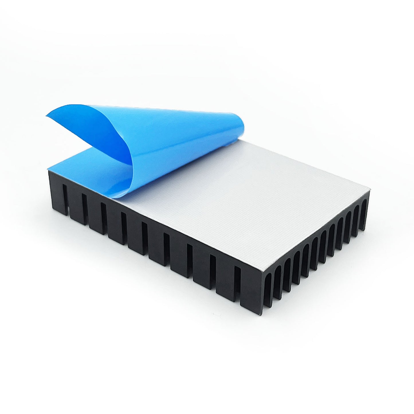 Aluminum Heatsink 60x40x11mm/ 2.36 x 1.57 x 0.44 inch Black Heat Sink with Thermal Conductive Adhesive Tape Cooling Fin