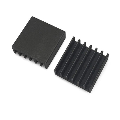 14mm Aluminum Heatsink Kit 14x14x6mm Small Mini Cooler Fins Heat Sink for Cooling VRM IC Chips VRAM VGA RAM MOSFET (14mmx14mmx6mm)
