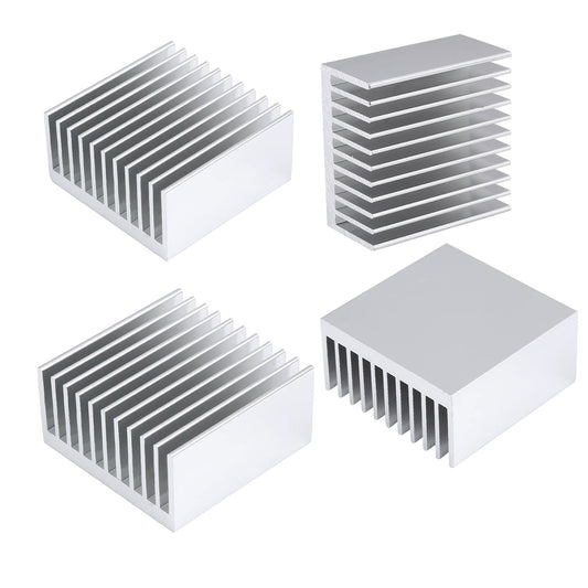 40mm Heatsink 40x40x20mm/ 1.57"x1.57"x0.79" Aluminium Heatsink Kit Sync Cooler Cooling Fins for Electronics Computer VRM Led Memory Chip Peltier Module 3D Printer Stepper Motor (40mmx40mmx20mm)