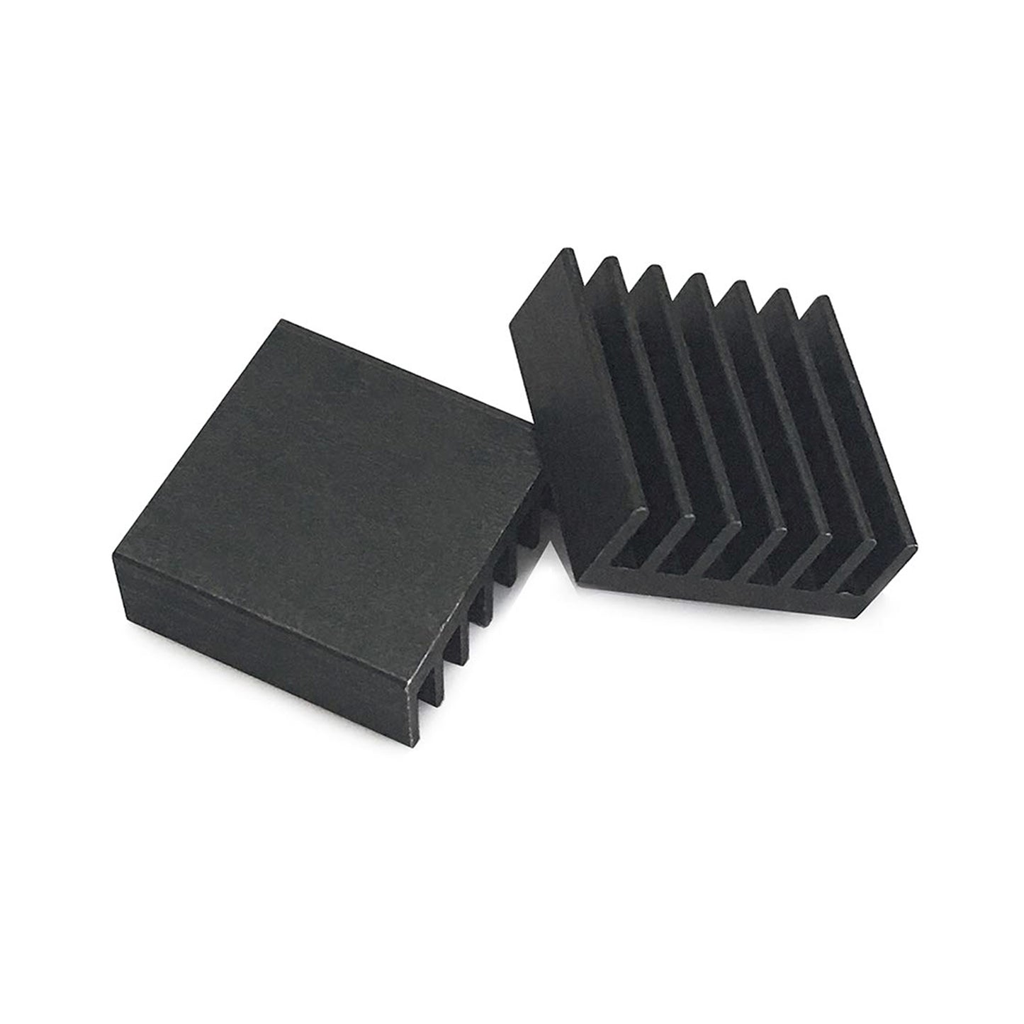 14mm Aluminum Heatsink Kit 14x14x6mm Small Mini Cooler Fins Heat Sink for Cooling VRM IC Chips VRAM VGA RAM MOSFET (14mmx14mmx6mm)
