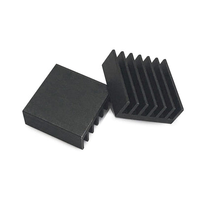 14mm Aluminum Heatsink Kit 14x14x6mm Small Mini Cooler Fins Heat Sink for Cooling VRM IC Chips VRAM VGA RAM MOSFET (14mmx14mmx6mm)