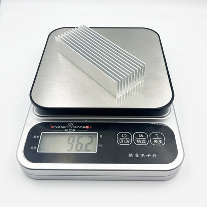 Aluminum Heatsink 100x40x20mm/ 3.94x1.57x0.79 inch Heat Sink Chipset Diffusion Cooling Fin Comb Heat Sinks Cooler