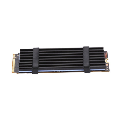 M.2 Heatsink Black with Silicone m.2 Thermal Pad DIY for 2280 M.2 PCIe 4.0/3.0 NVMe SSD