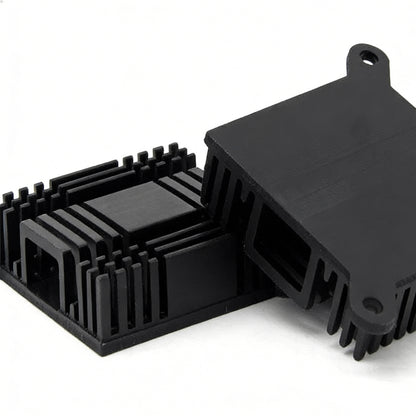 Aluminum Profile Heatsink 38x38x10MM with Lugs, Heat Sink with Plastic Screws for Southbridge and Northbridge