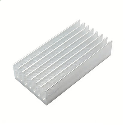 100x51x23mm Aluminum Heatsink, Aluminum Alloy Cooler for Motherboard IC Chip MOSFET Transistor, Customizable