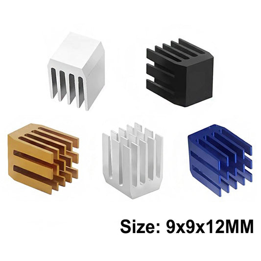 Aluminum alloy heat sink 9x9x12MM Aluminum profile high power electronic heat sink heat conductor