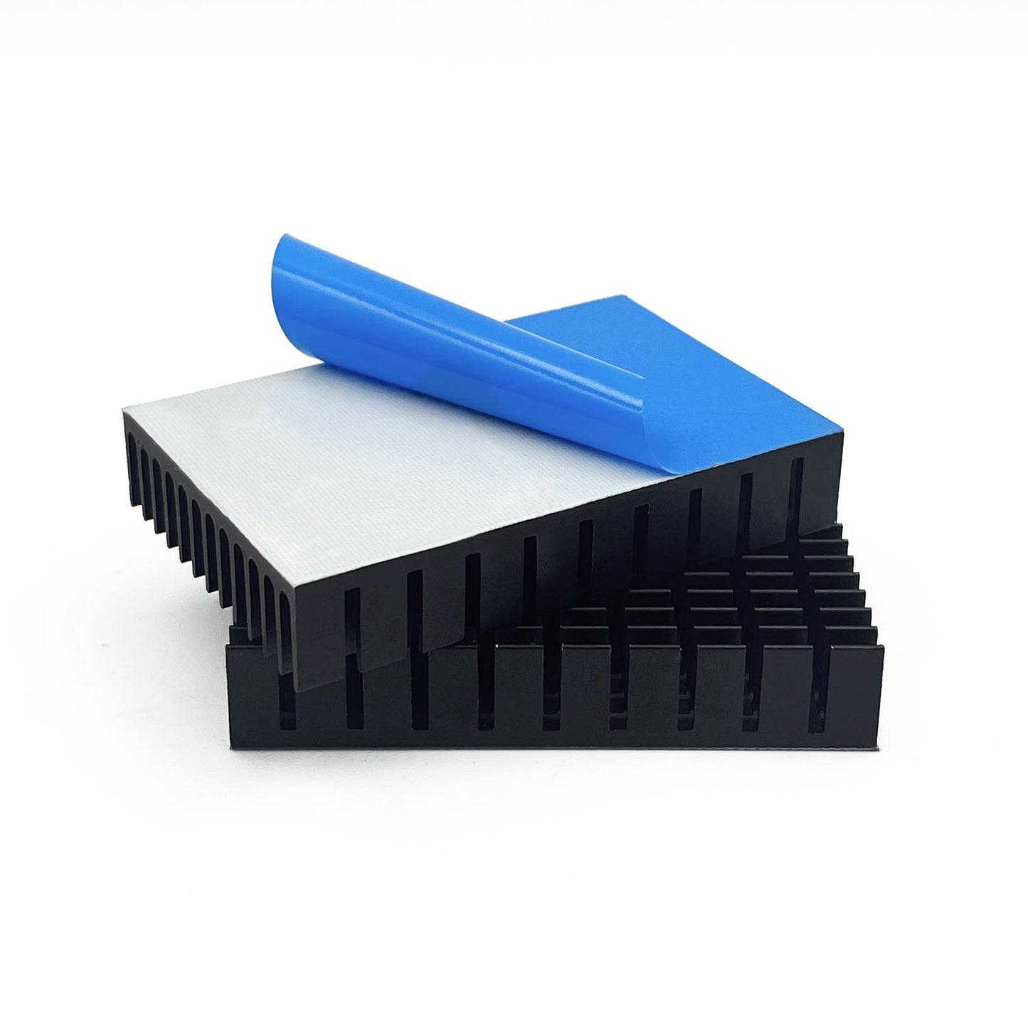 Aluminum Heatsink 60x40x11mm/ 2.36 x 1.57 x 0.44 inch Black Heat Sink with Thermal Conductive Adhesive Tape Cooling Fin