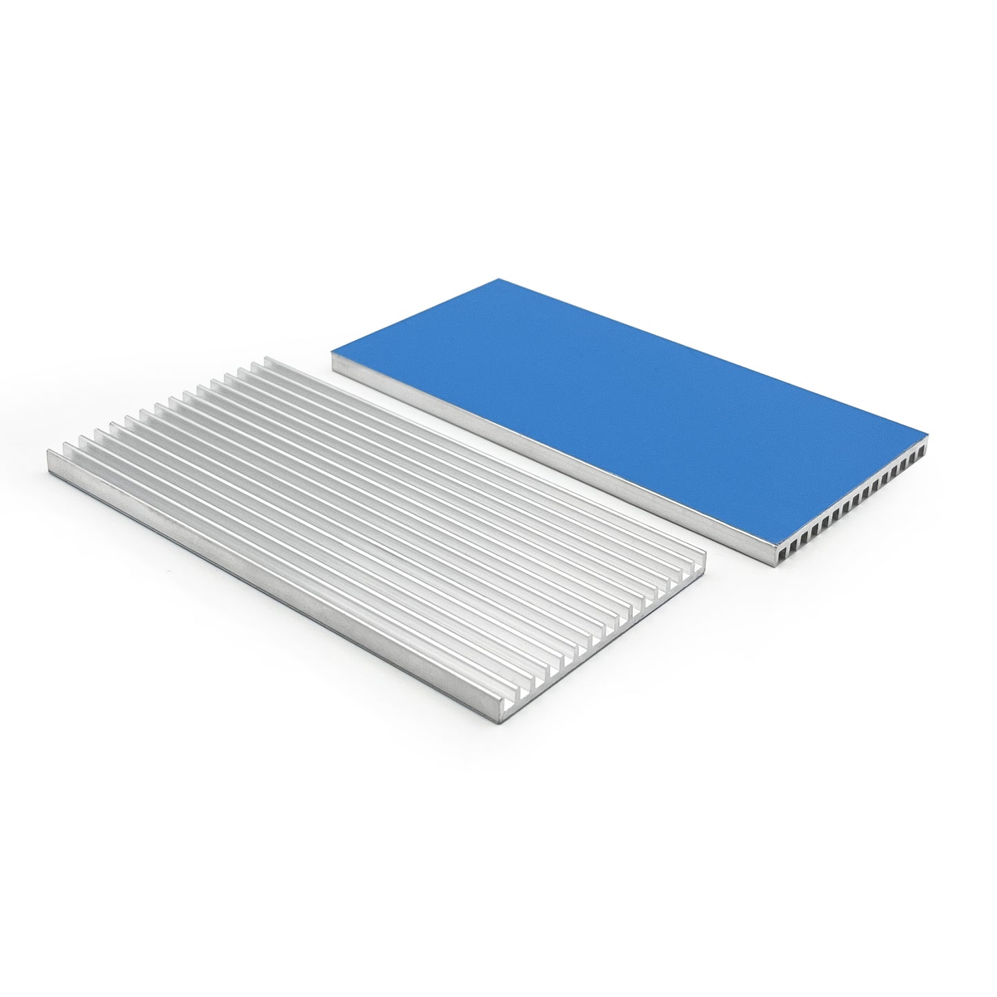 Aluminium Heatsink 100x50x4mm Thermal Conductive Adhesive Tape Thin Heat Sinks for Cooling Chipset Peltier Module