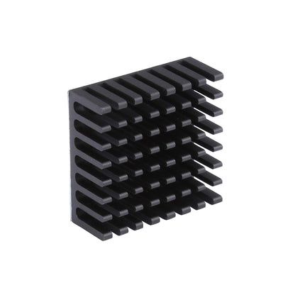 Awxlumv Small Aluminum Heatsink 25x25x10mm / 0.98x0.98x0.39inch with Thermal Tape/ Pad for ASUS ROG Ally GPU IC Chips, Black