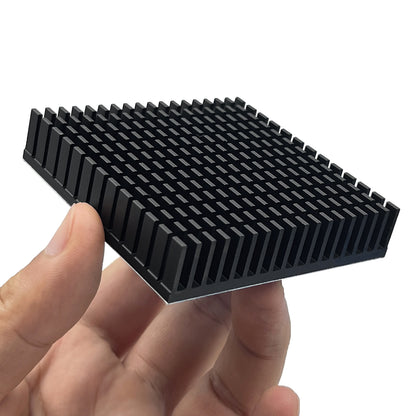 Aluminum Heat Sink 70x70x15mm with Thermal Conductive Adhesive Tape