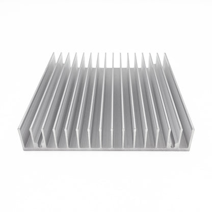 100mm Heatsink 100x100x18mm/ 3.94''x3.94''x0.71'' Heat Sinks Radiator for Circuit Board Transistor Semiconductor Devices Control System Multimedia Components Equipment with 16 Fins - Sliver