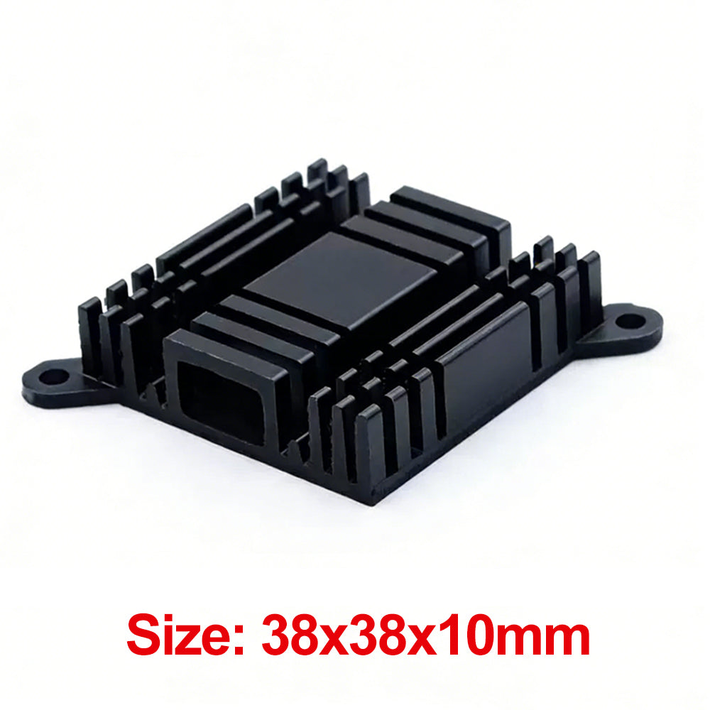 Aluminum Profile Heatsink 38x38x10MM with Lugs, Heat Sink with Plastic Screws for Southbridge and Northbridge