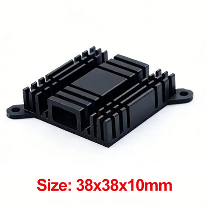 Aluminum Profile Heatsink 38x38x10MM with Lugs, Heat Sink with Plastic Screws for Southbridge and Northbridge