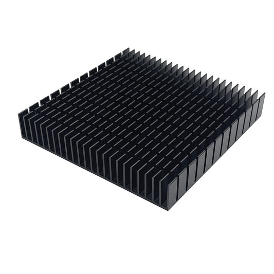 120mm Large Heatsink Aluminum Heat Sink 4.72x4.72x0.79Inch/ 120x120x20mm Square Cooler for Router Cooling Base and Power Supply IC Graphics Card Memory Heat Sink 120mmx120mmx20mm