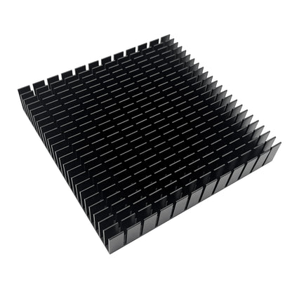 120mm Large Heatsink Aluminum Heat Sink 4.72x4.72x0.79Inch/ 120x120x20mm Square Cooler for Router Cooling Base and Power Supply IC Graphics Card Memory Heat Sink 120mmx120mmx20mm